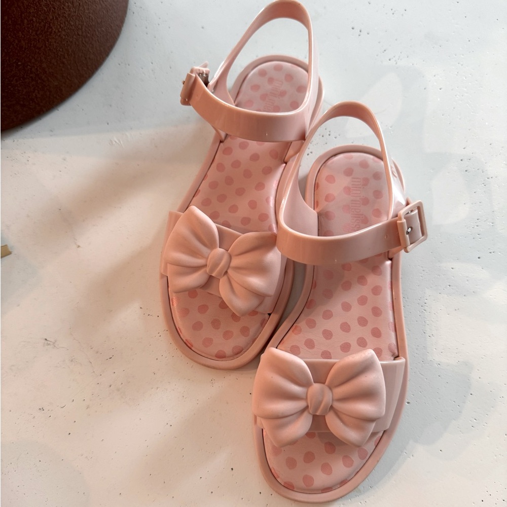 MINI MELISSA MAR SANDAL PRINCESS PINK SIZE 2